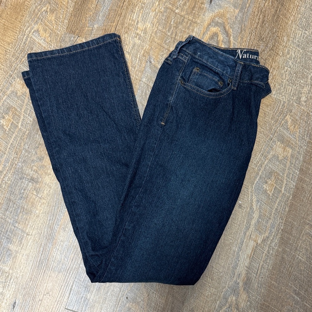 Natural Reflections Dark Indigo Straight Leg Jeans
